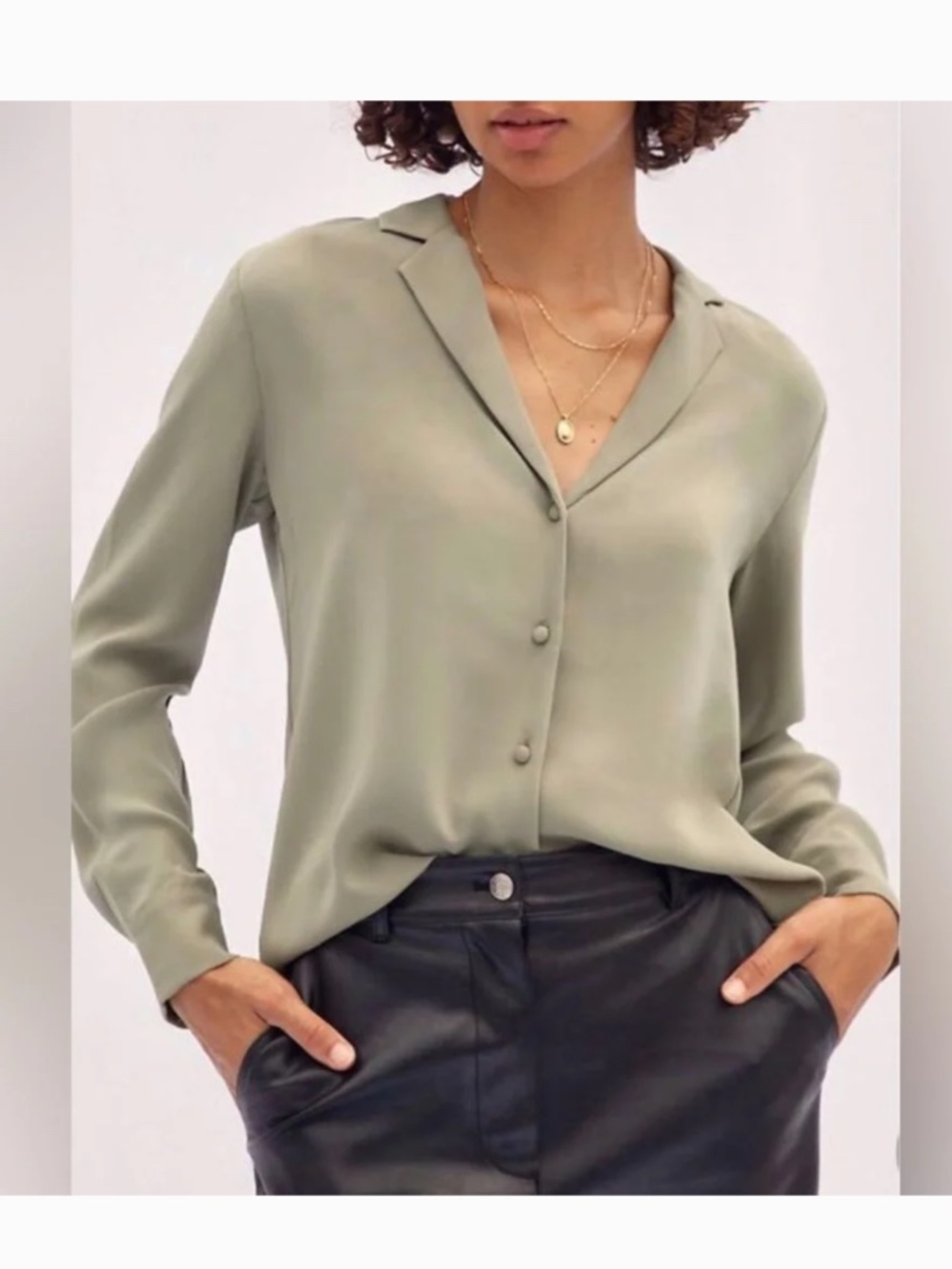 Aritzia Wilfred Tulum Blouse